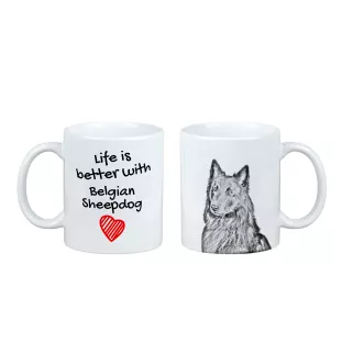 Chiens de Berger Belge - tasse avec chien, tasse avec photo, cadeau personnalisé de la marque Art-Dog