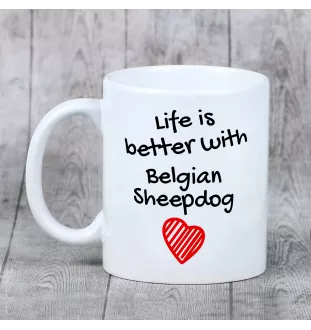 Belgischer Schäferhund - Tasse mit Hund, Tasse mit Bild, personalisiertes Geschenk der Marke Art-Dog