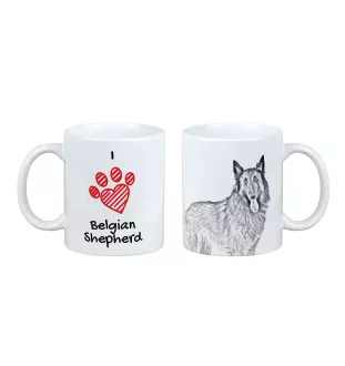 Chiens de Berger Belge I - tasse avec chien, une tasse adorable avec une illustration, un cadeau avec votre photo de la marque Art-Dog