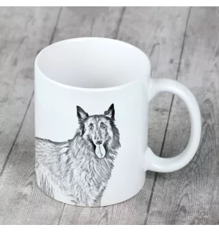 Chiens de Berger Belge I - tasse avec chien, une tasse adorable avec une illustration, un cadeau avec votre photo de la marque Art-Dog