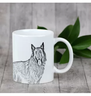 Belgischer Schäferhund I - Tasse mit Hund, fröhliche Tasse für Hundeliebhaber, personalisiertes Geschenk der Marke Art-Dog