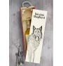 Azawakh, Azawagh I - boîte à vin avec chien, boîte à alcool avec graphisme, boîte cadeau personnalisée de la marque Art-Dog