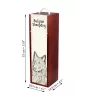 Belgian Shepherd Dog, Belgian Sheepdog - wine box with a dog, alcohol box with graphics, personalized gift box from the Art-Dog brand