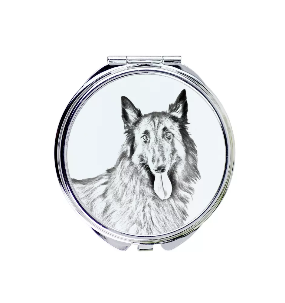 Chart afrykański lusterko ze zdjęciem psa Art-Dog