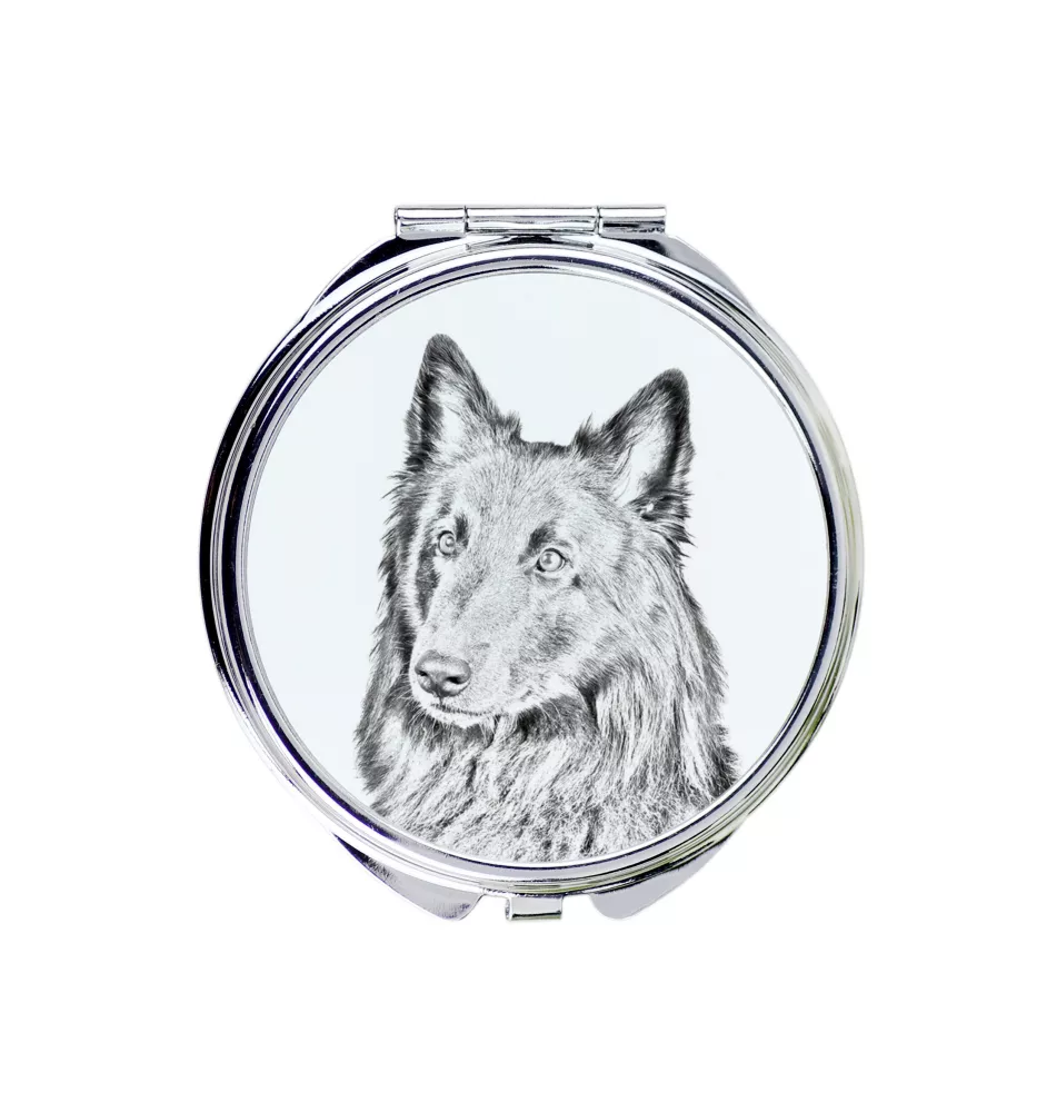 Owczarek belgijski lusterko ze zdjęciem psa Art-Dog