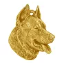 Berger de Beauce, Beauceron, Beauce Sheep Dog - Gilded key ring with dog, handbag decoration, luxury accessory by Art-Dog brand