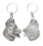 Berger de Beauce, Beauceron, Beauce Sheep Dog - Silver-plated pendant with a dog in a decorative box, handbag decoration, backpack pendant by Art-Dog brand