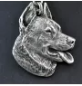 Berger de Beauce, Beauceron - Halskette mit Hund, versilberter Anhänger für Hundefans, einzigartiger Schmuck der Marke Art-Dog