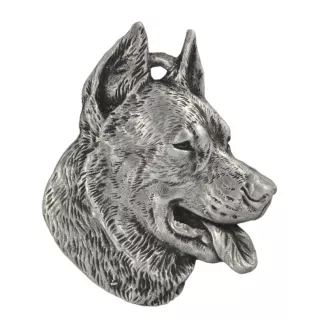Berger de Beauce, Beauceron, Beauce Sheep Dog - Necklace with dog, silver-plated pendant for dog fan, unique jewelry by Art-Dog brand