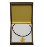 Berger de Beauce, Beauceron, Beauce Sheep Dog - Dog necklace in gift box, gold-plated pendant for dog fan, striking jewellery by Art-Dog