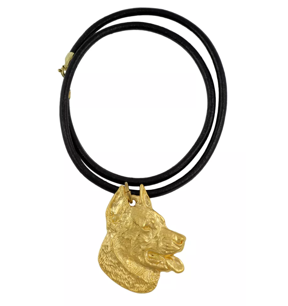 Berger de Beauce, Beauceron, Beauce Sheep Dog - Dog necklace, gold-plated pendant for dog fan, unique jewellery by Art-Dog brand