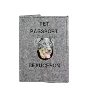 Berger de Beauce, Beauceron - Hundepassetui, Dokumententasche, Geschenk für den Reisenden von der Marke Art-Dog