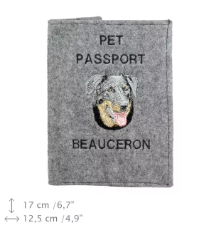 Berger de Beauce, Beauceron - Hundepassetui, Dokumententasche, Geschenk für den Reisenden von der Marke Art-Dog