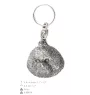 Bichon a poil frise, Bichon Frise, Bichon Tenerife - Pendentif argenté avec un chien dans une boîte décorative, décoration de sac à main, pendentif de sac à dos par la marque Art-Dog