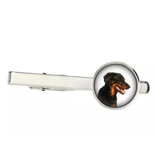 Beauceron, berger de Beauce, berger francais, bas-rouge - pince à cravate, accessoire, bijou pour tenue de soirée de la marque Art-Dog