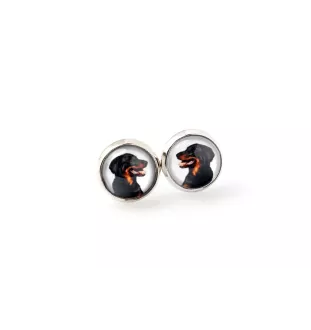Berger de Beauce, Beauceron, Beauce Sheep Dog - earrings your photo handmade, own photo, jewelry from the Art.-Dog brand