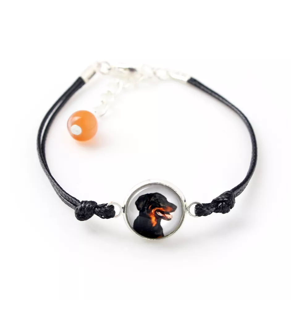 Berger de Beauce, Beauceron - Armband mit Ihrem Foto handgefertigt, einzigartiger Schmuck der Marke Art-Dog