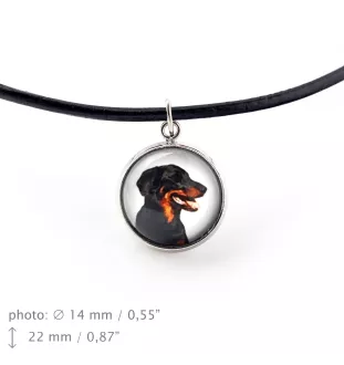 Berger de Beauce, Beauceron - Halskette mit Anhänger mit Ihrem Foto, handgefertigt, handgefertigter Schmuck der Marke Art-Dog