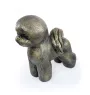 Bichon Frise, Gelockter Bichon, Tenneriffahündchen - Lebensgroße Hundestatue, Figur im Maßstab 1:1, Statue für den Garten von Art-Dog