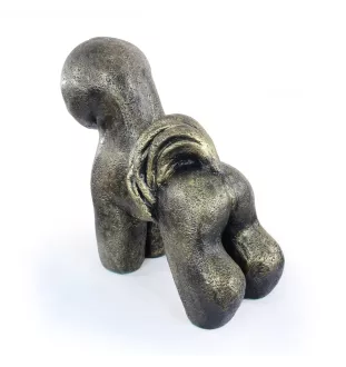 Bichon Frise, Gelockter Bichon, Tenneriffahündchen - Lebensgroße Hundestatue, Figur im Maßstab 1:1, Statue für den Garten von Art-Dog