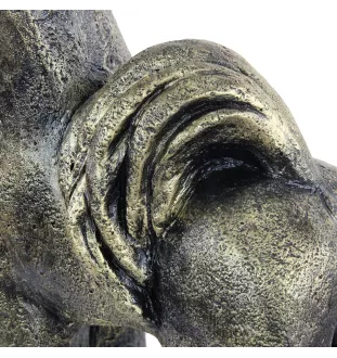 Bichon Frise, Gelockter Bichon, Tenneriffahündchen - Lebensgroße Hundestatue, Figur im Maßstab 1:1, Statue für den Garten von Art-Dog