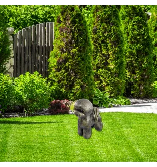 Bichon Frise, Gelockter Bichon, Tenneriffahündchen - Lebensgroße Hundestatue, Figur im Maßstab 1:1, Statue für den Garten von Art-Dog