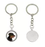 Berger de Beauce, Beauceron, Beauce Sheep Dog - keychain in a box, own photo, keychain pendant from Art-Dog brand