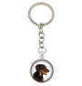 Berger de Beauce, Beauceron, Beauce Sheep Dog - keychain in a box, own photo, keychain pendant from Art-Dog brand