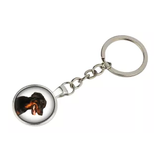 Berger de Beauce, Beauceron, Beauce Sheep Dog - keychain in a box, own photo, keychain pendant from Art-Dog brand