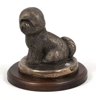 Bichon Frise, Bichon Tenerife, Bichon a poil frise - dog statue, figurine for office, trophy for dog show by Art-Dog brand