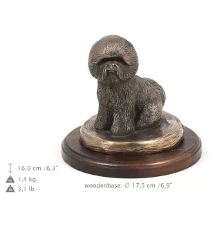 Bichon Frise, Bichon Tenerife, Bichon a poil frise - dog statue, figurine for office, trophy for dog show by Art-Dog brand