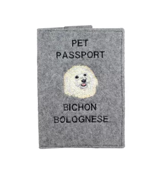Bichon Frise etui na paszport Art-Dog