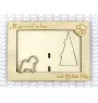 Bichon Frise, Bichon Tenerife, Bichon a poil frise - Photo frame, engraved wooden frame, a lovely gadget for the dog lover by Art-Dog