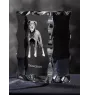 Berger de Beauce, Beauceron, Beauce Sheep Dog - crystal with a picture of a dog, glass statuette with a picture, unique frame with a picture from Art-Dog brand