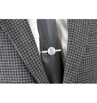 Berger de Beauce, Beauceron, Beauce Sheep Dog - tie clip with a dog, personalized tie clip, a unique gift for a man from the Art-Dog brand