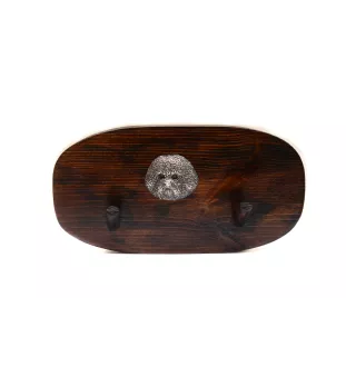 Bichon Frise wieszak drewniany podwójny Art-Dog