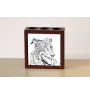 Berger de Beauce, Beauceron, Beauce Sheep Dog - pen holder with a dog, desk organizer with a print, personalized desk decoration from the Art-Dog brand.