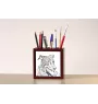 Berger de Beauce, Beauceron, Beauce Sheep Dog - pen holder with a dog, desk organizer with a print, personalized desk decoration from the Art-Dog brand.