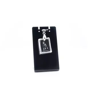 Berger de Beauce, Beauceron, Beauce Sheep Dog - Crystal dog pendant, photo necklace, unique jewellery by Art-Dog