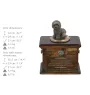 Bichon Frise, Gelockter Bichon, Tenneriffahündchen - Eine Urne für die Asche eines Hundes, eine Urne mit einer Statue, eine personalisierte Hundeurne von der Marke Art-Dog.