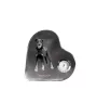 Berger de Beauce, Beauceron, Beauce Sheep Dog - crystal clock with a dog picture, heart-shaped shelf clock, personalized standing clock by Art-Dog brand