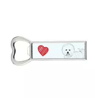 Bichon Frise otwieracz z psem Art-Dog