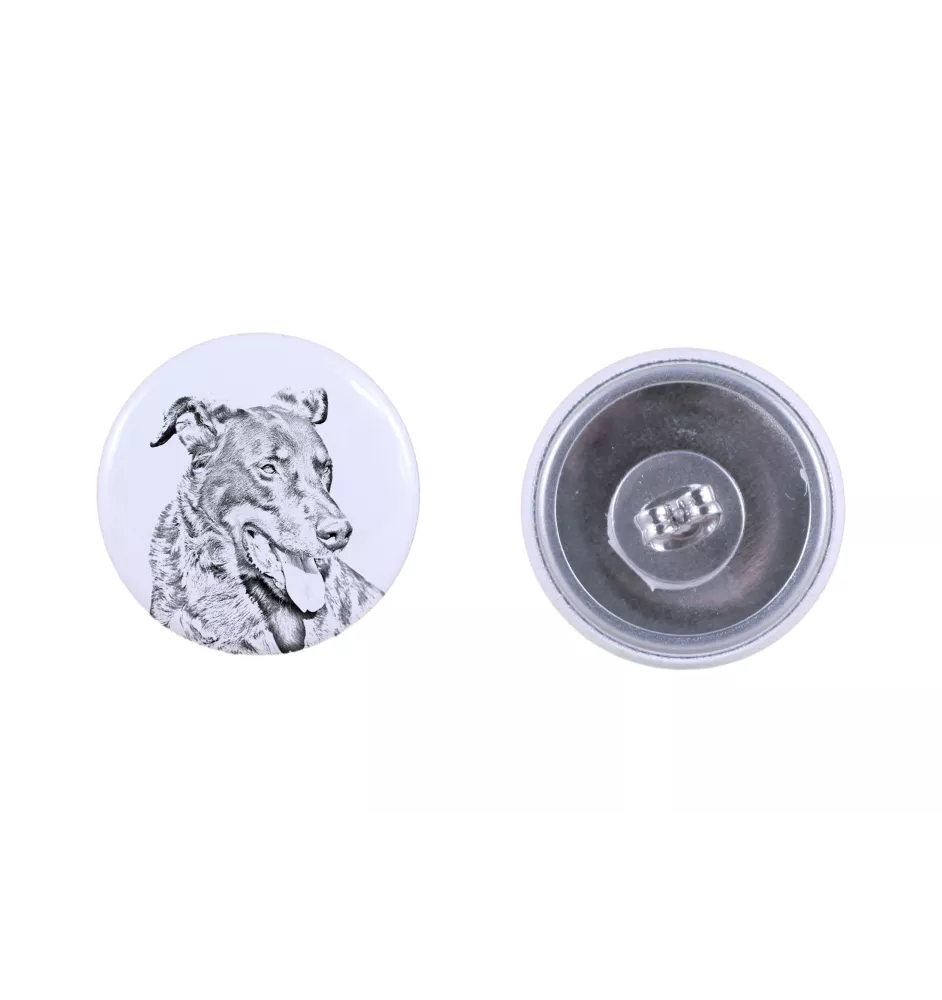 Beauceron, berger de Beauce, berger francais, bas-rouge - boucles d'oreilles uniques avec un chien, votre animal de compagnie sur un porte-clés, marque propre Art-Dog