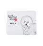 Bichon Frise podkładka pod mysz z psem Art-Dog