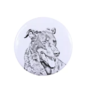 Berger de Beauce, Beauceron, Beauce Sheep Dog - women's jewelry with a dog portrait, handmade product, possibility to add your own photo, Art-Dog brand