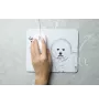 Bichon a poil frise, Bichon Frise, Bichon Tenerife - tapis de souris personnalisé avec impression, tapis de souris personnalisé avec chien, accessoire unique pour employé de bureau de la marque Art-Do