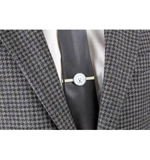 Bichon Frise, Gelockter Bichon, Tenneriffahündchen - Krawattenklammer mit Hund, personalisierter Krawattenclip, einzigartiges Geschenk für Männer von der Marke Art-Dog