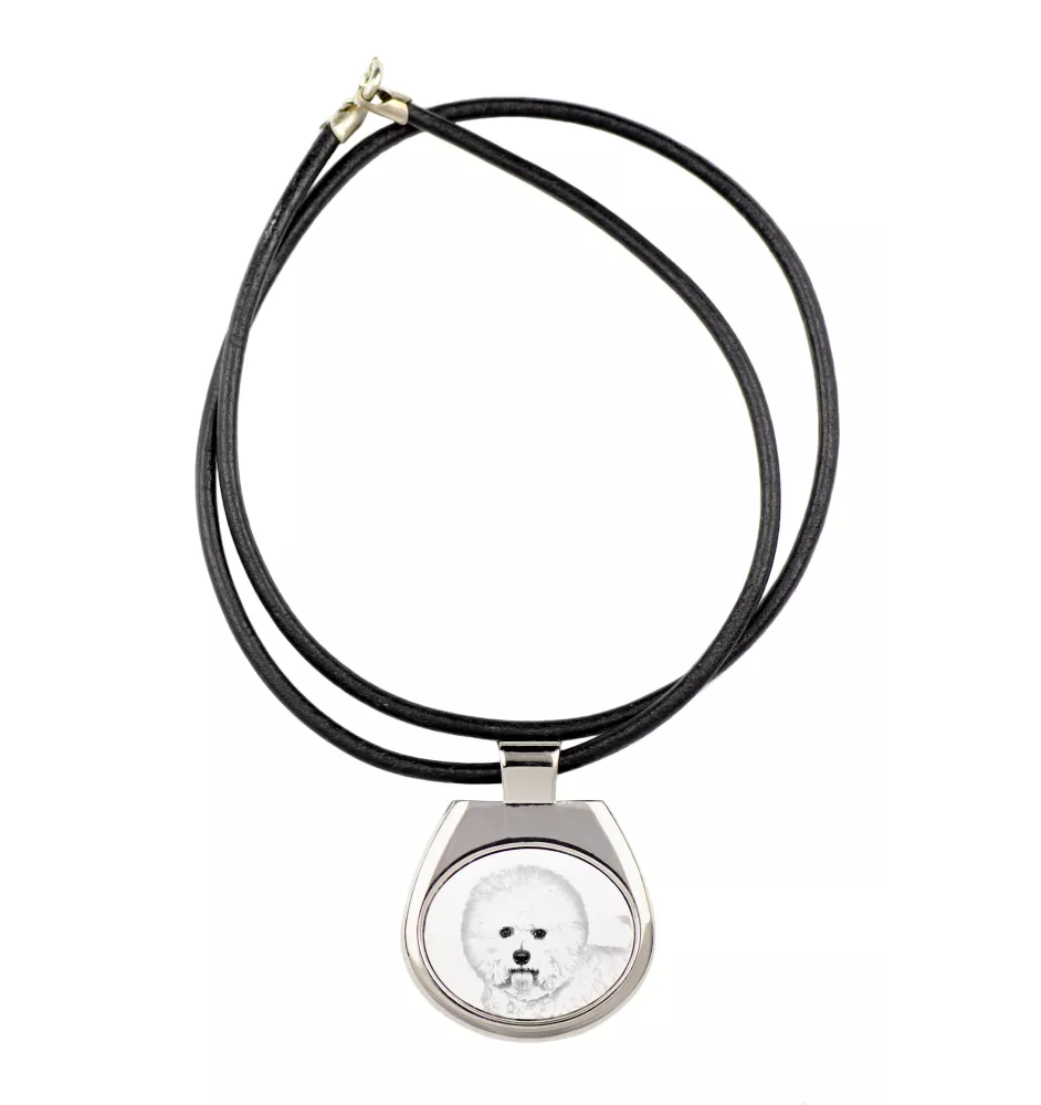 Bichon a poil frise, Bichon Frise, Bichon Tenerife - collier avec chien, pendentif personnalisé avec photo, collier unique pour femmes et hommes de la marque Art-Dog