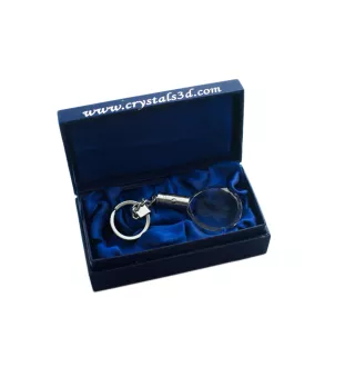 Bichon Frise, Gelockter Bichon, Tenneriffahündchen - Anhänger mit einem Foto eines Hundes, Schlüsselanhänger aus Kristall in einer Geschenkbox, ein einzigartiges Geschenk von Art-Dog