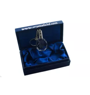 Bichon a poil frise, Bichon Frise, Bichon Tenerife - pendentif avec une photo de chien, porte-clés en cristal dans une boîte cadeau, un cadeau unique par Art-Dog